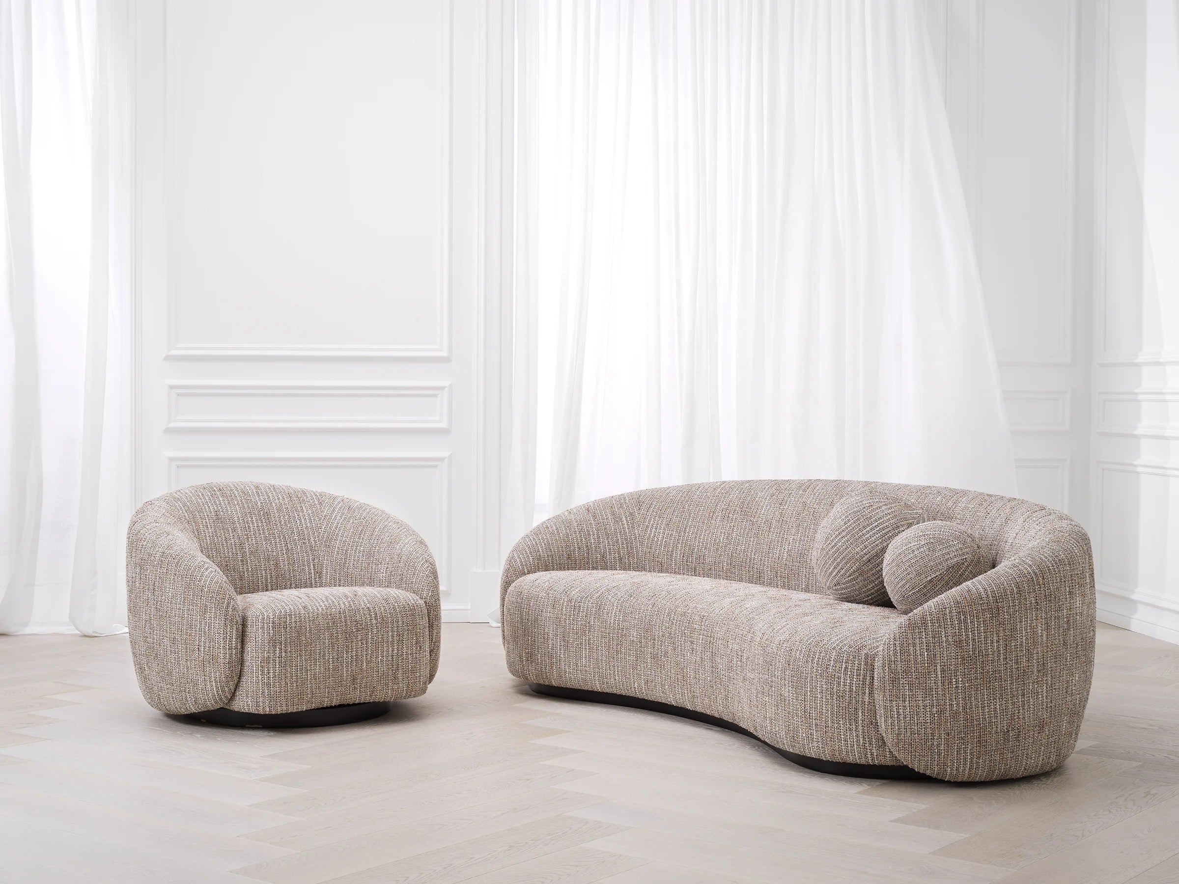 Kussen Palla - L - Mademoiselle beige