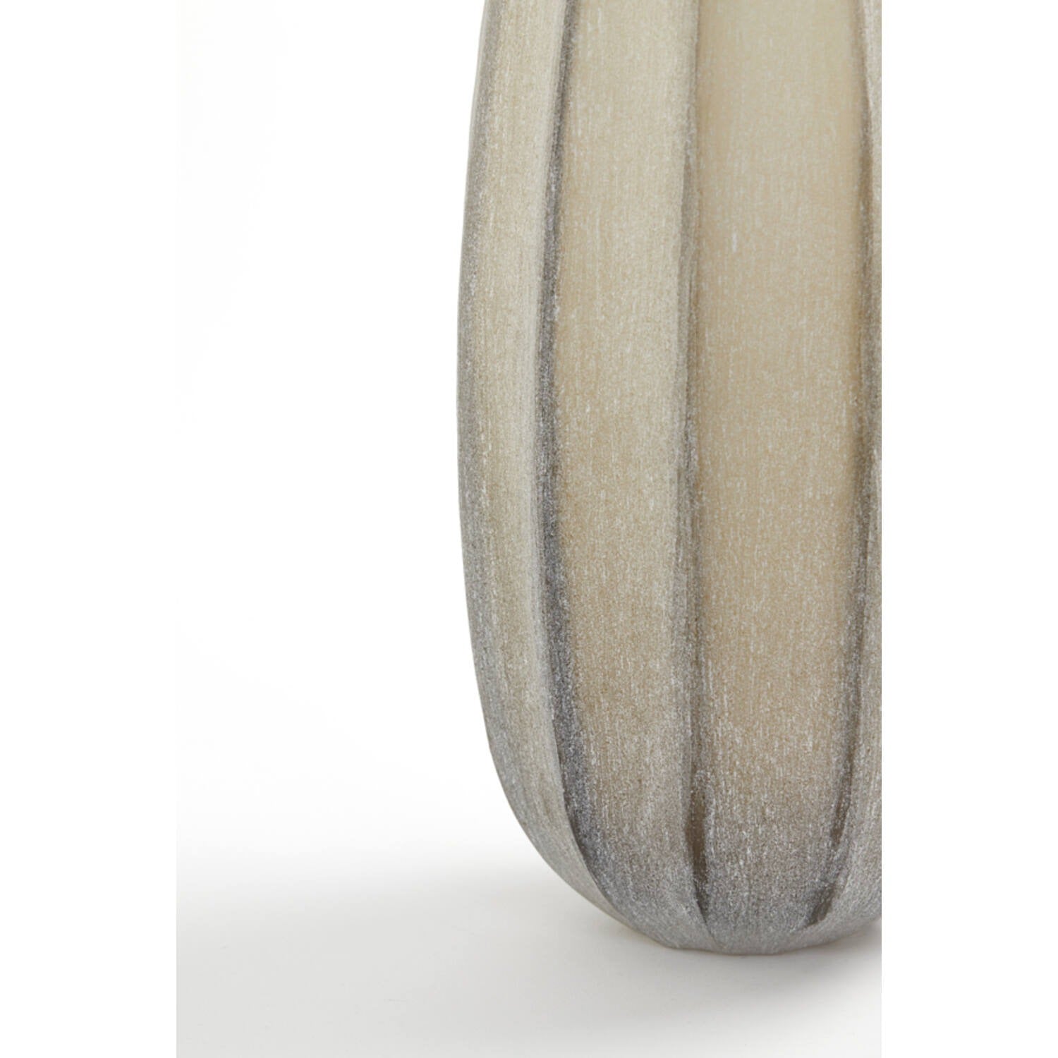 Vaas Ø17,5x44,5 cm BRADLEY glas licht bruin