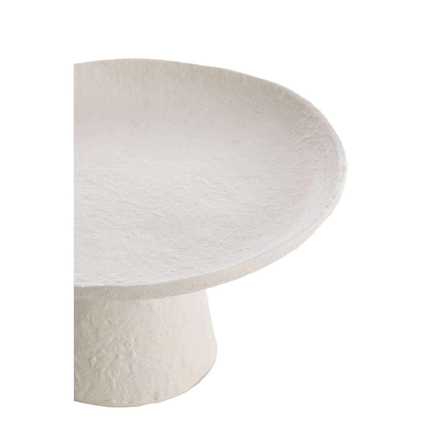 Schaal op voet 31x30,5x16 cm OTA crème